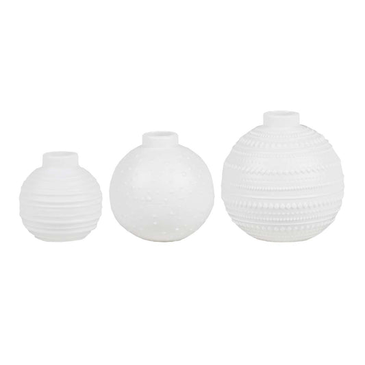 Round Mini-Vase set/3