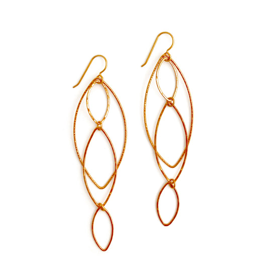 Marquis Drop V4, Rose Gold Vermeil