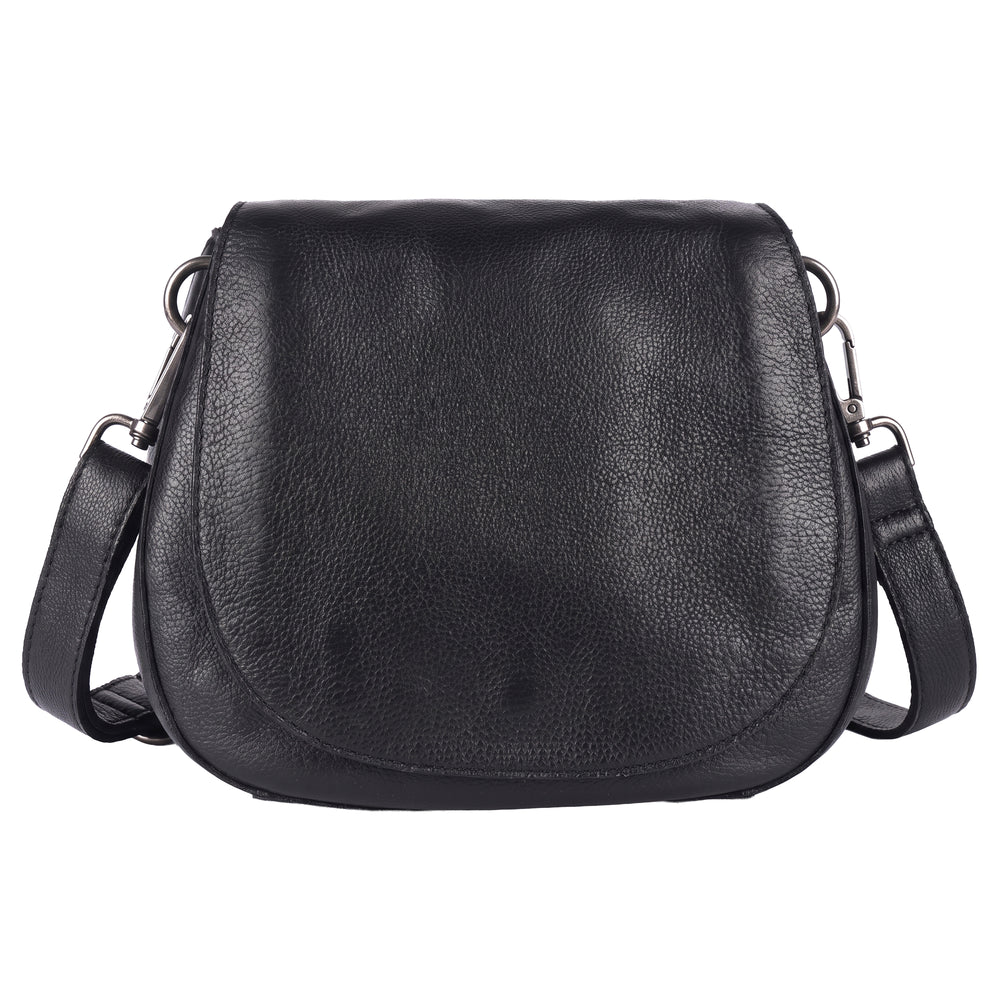 Ridge Stain-Washed Leather Crossbody Bag