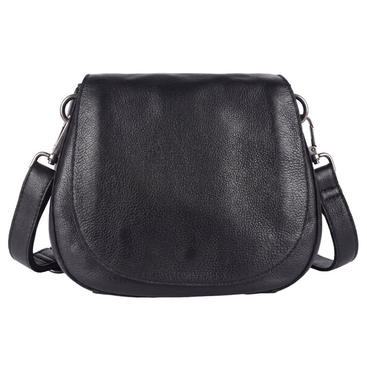 Ridge Stain-Washed Leather Crossbody Bag