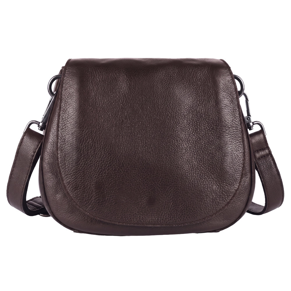 Ridge Stain-Washed Leather Crossbody Bag