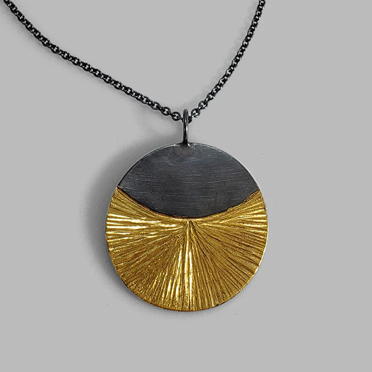 Mixed Metal Rise Necklace