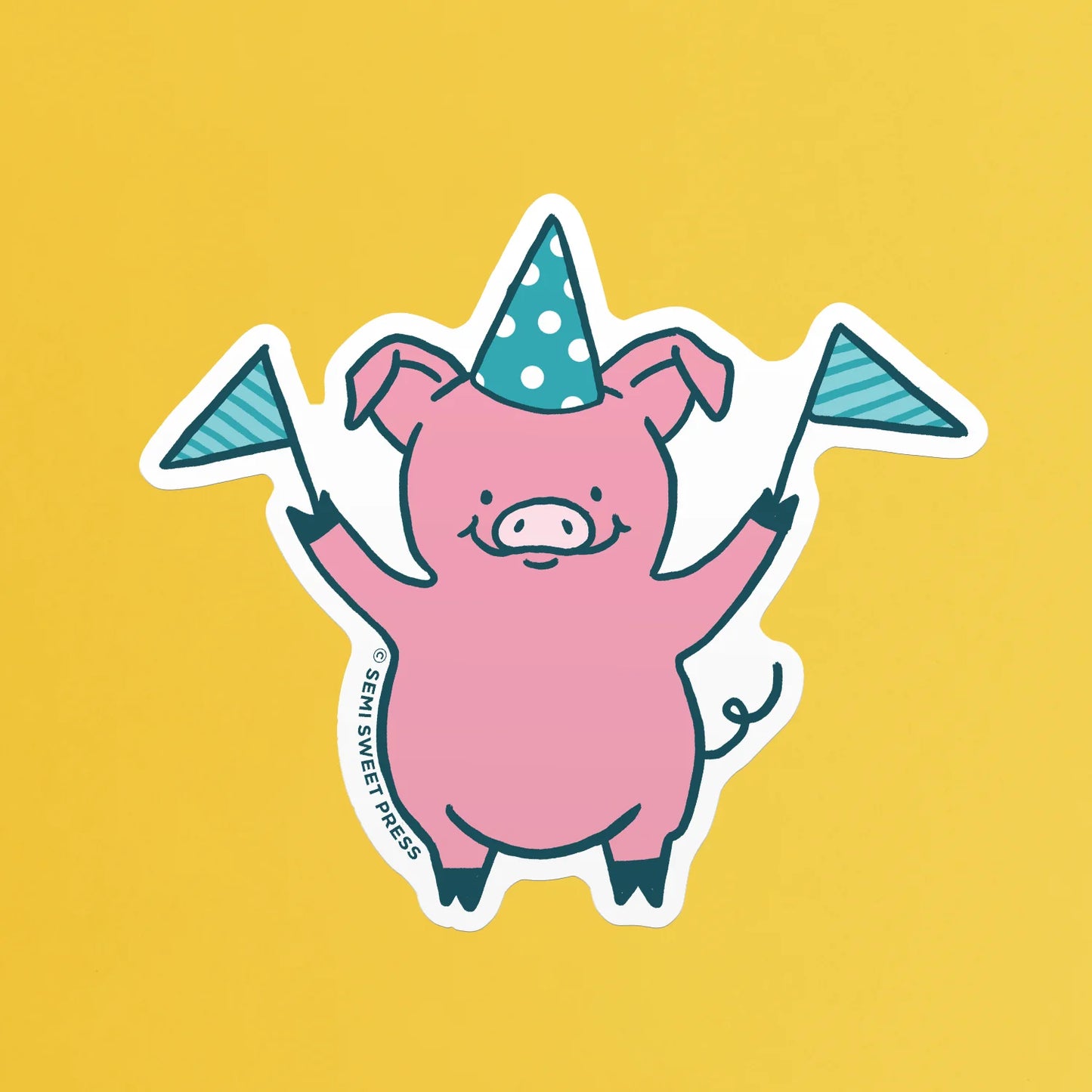 Party Pig Sticker