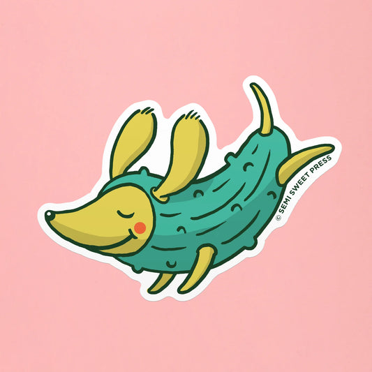 Pickle Dog Sticker