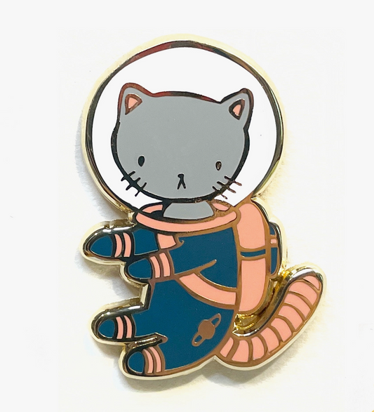 Astronaut Cat Pin