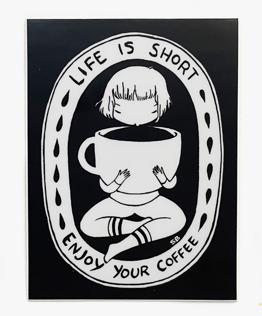 Enjoy Coffee Sticker