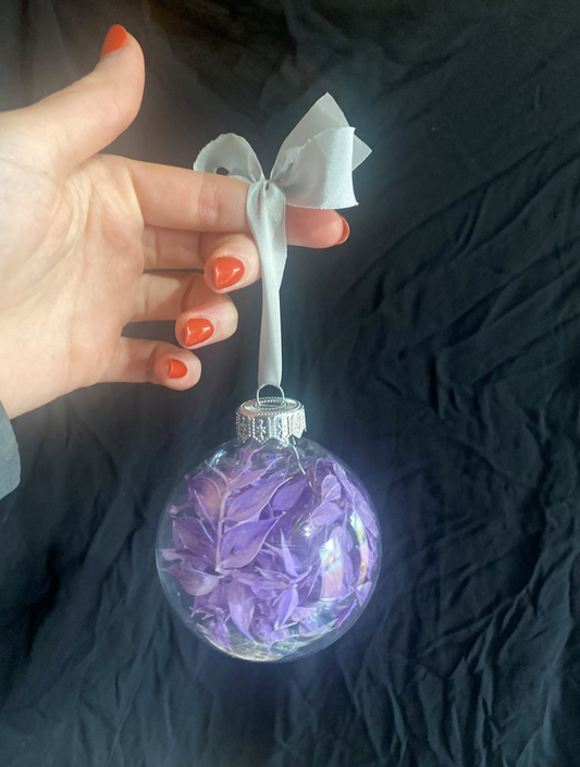 Sugar Plum Ornament, Lavender, Shapes