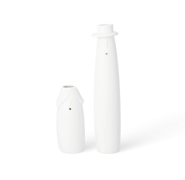 Aunt and Uncle Vases - Set of 2