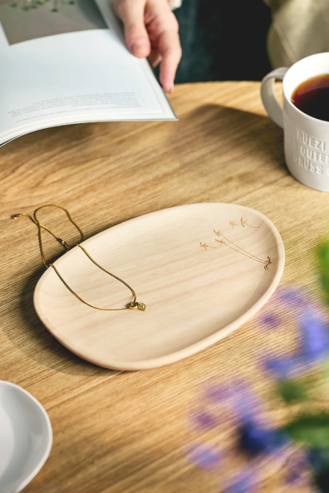 Wonderland Decorative Wood Tray