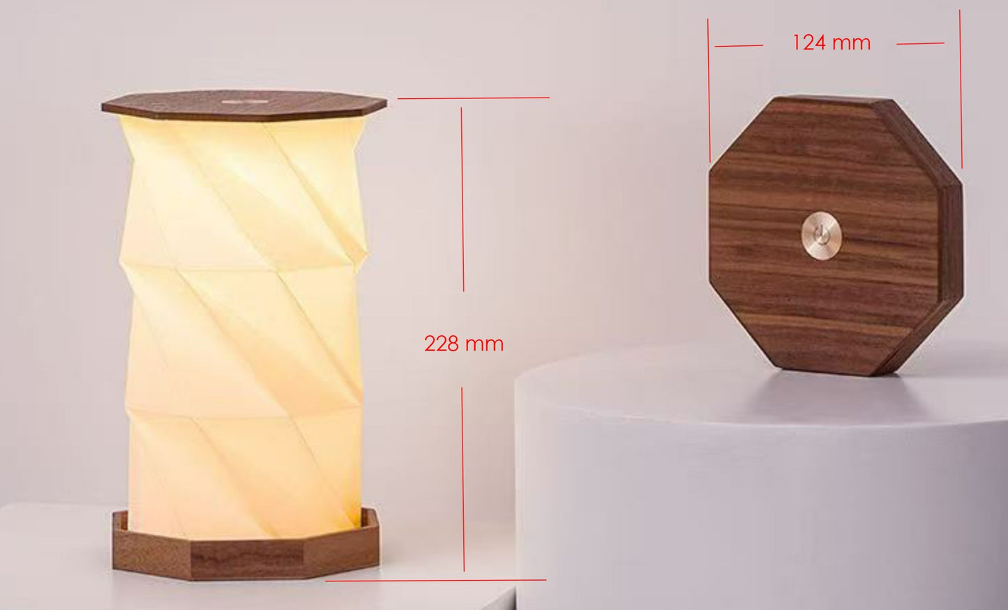 Twist Hexagon Lamp - Mini