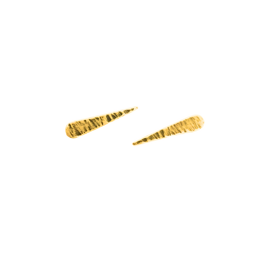 Comet Studs, 24k Vermeil