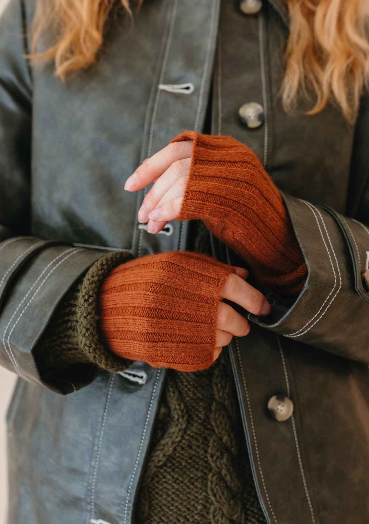 Cashmere + Merino Wrist Warmers