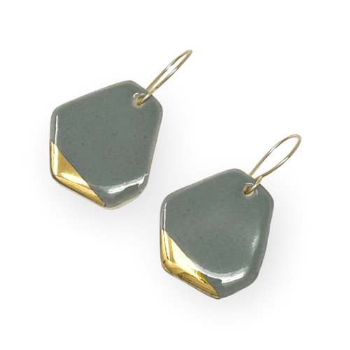 Large Geo Earrings, Choose from Four Colors