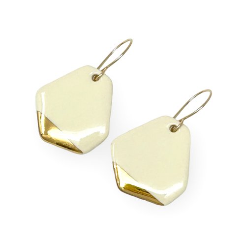 Large Geo Earrings, Choose from Four Colors