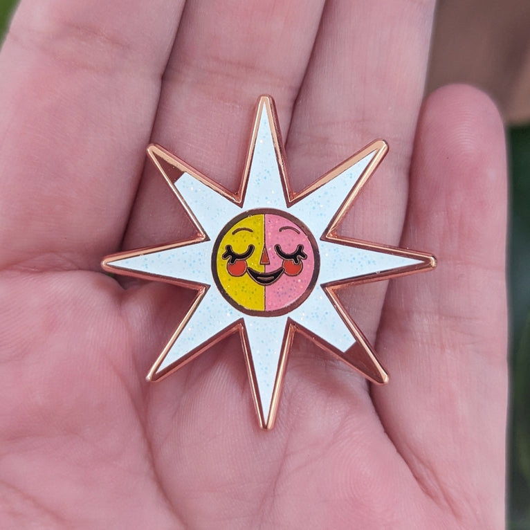 Rose Gold Sunshine Pin