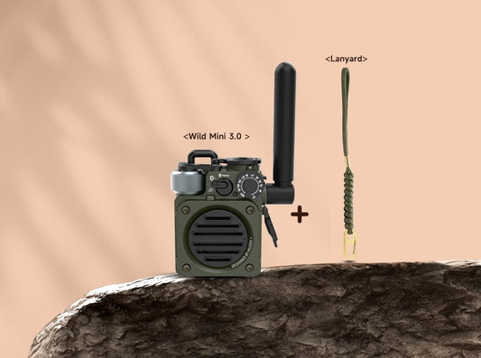 Wild Mini Outdoor Bluetooth Speaker, Green