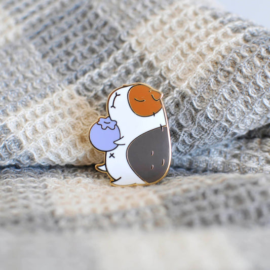 Guinea Pig & Blueberry Pin