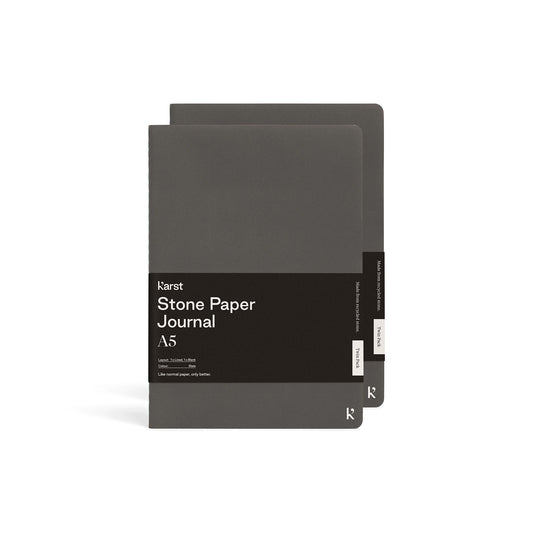 A5 Softcover 2pk Journal Slate