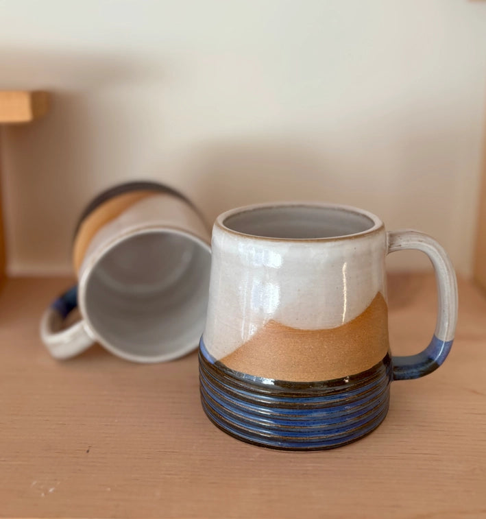 Earth Lines Mug - Blue