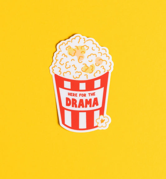 Drama Popcorn Sticker