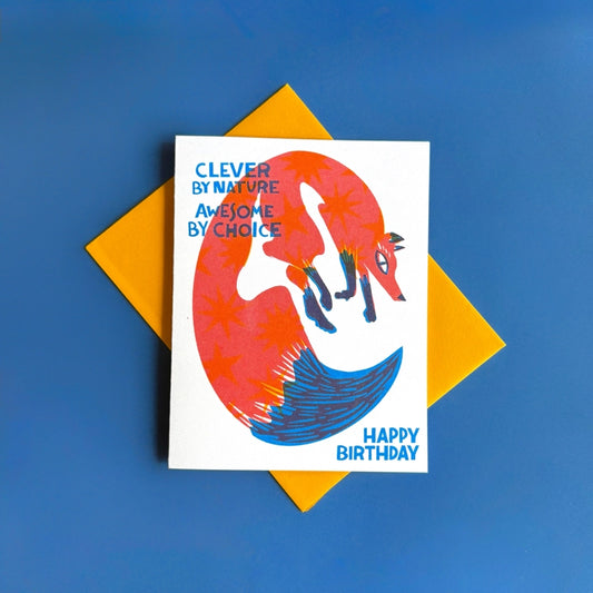 Clever Fox Card