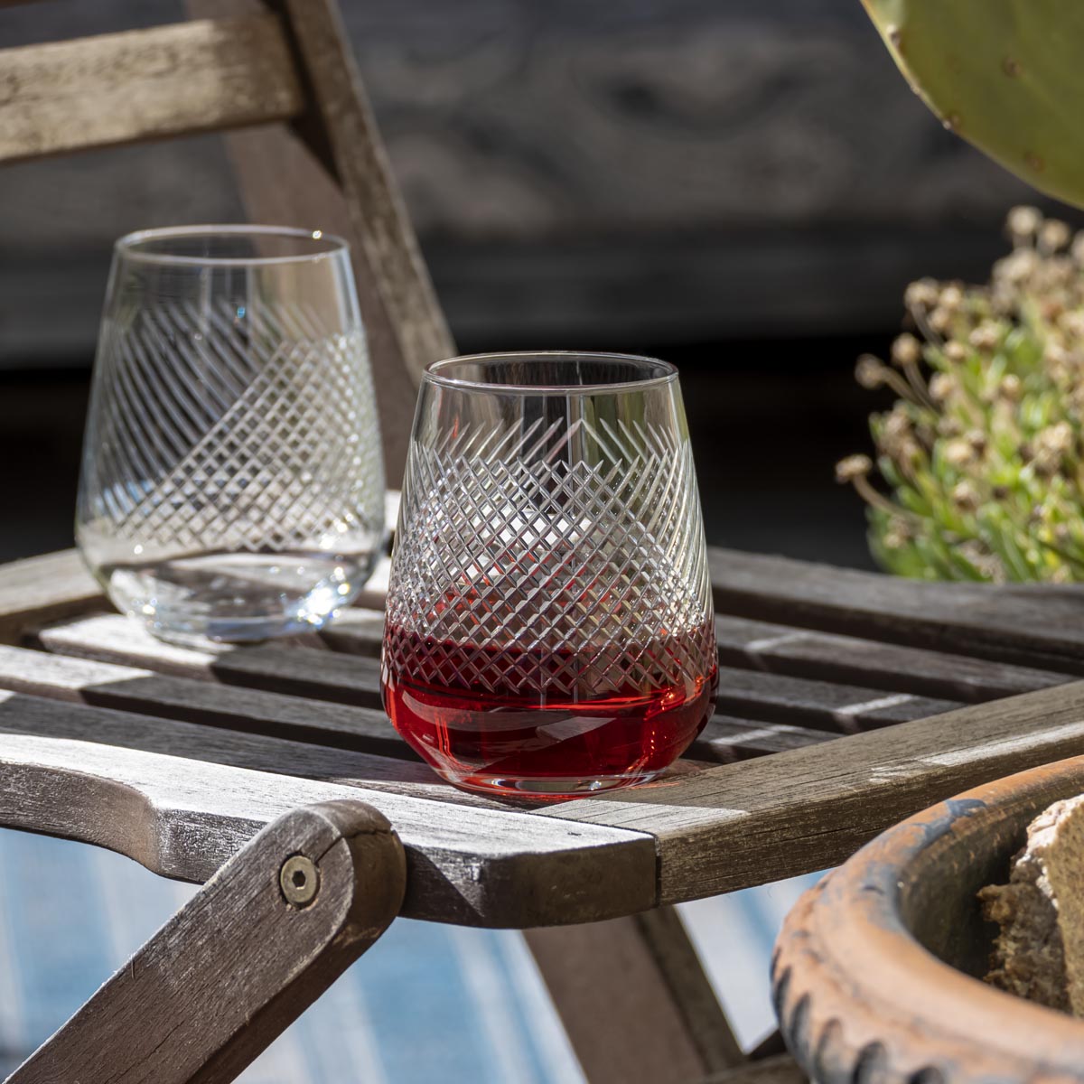 Bourbon Street Stemless Wine Glass