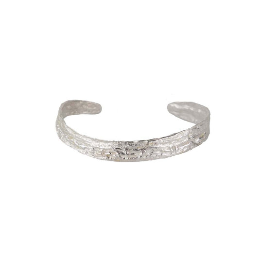 Makiki Cuff Bracelet, Silver