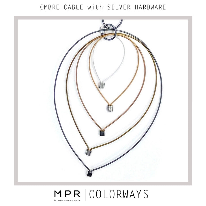 Interlock Hooks, Ombre + Silver