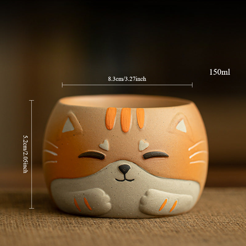 Tea Cup, Cat
