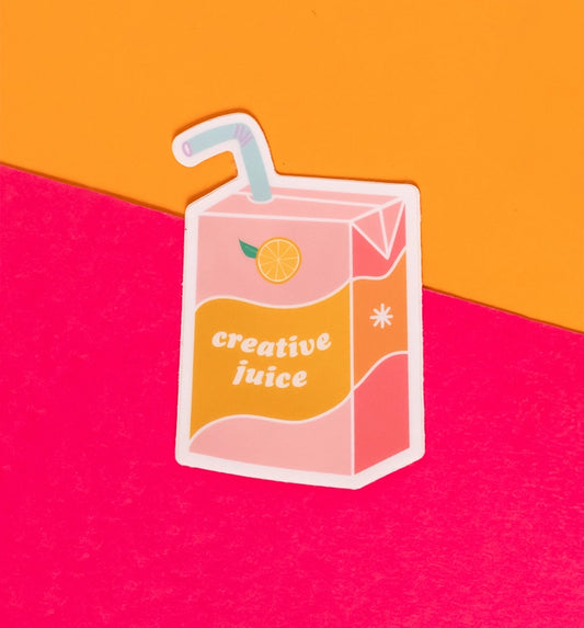 Creative Juice Box Sticker