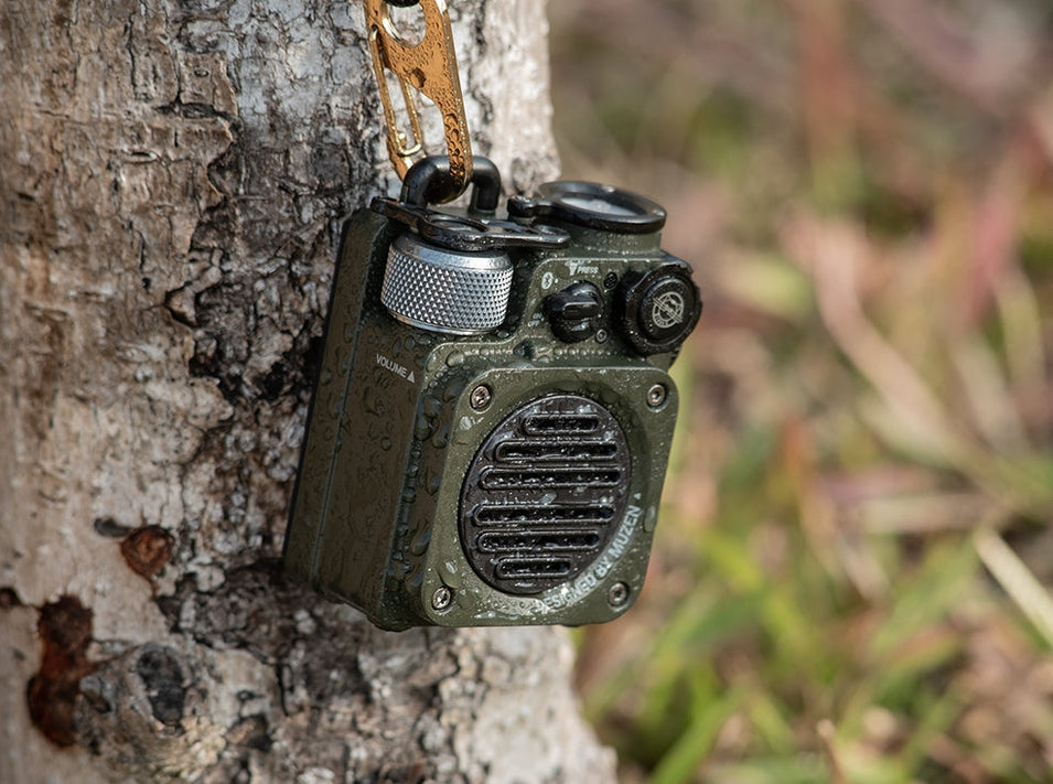 Wild Mini Outdoor Bluetooth Speaker, Black