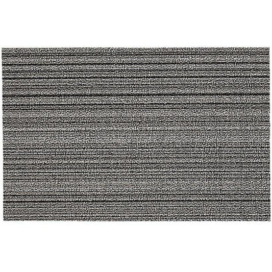 Skinny Stripe Birch Shag Doormat 18x28