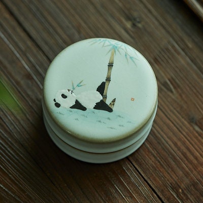 Ceramic Container, Panda B