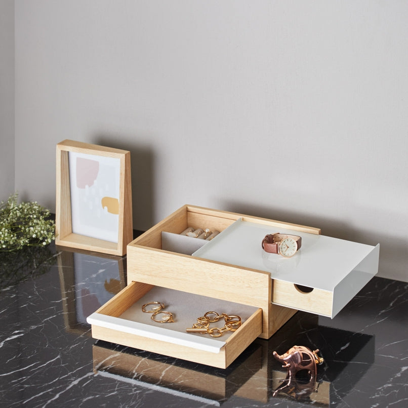 Stowit Storage Box Wht/Nat