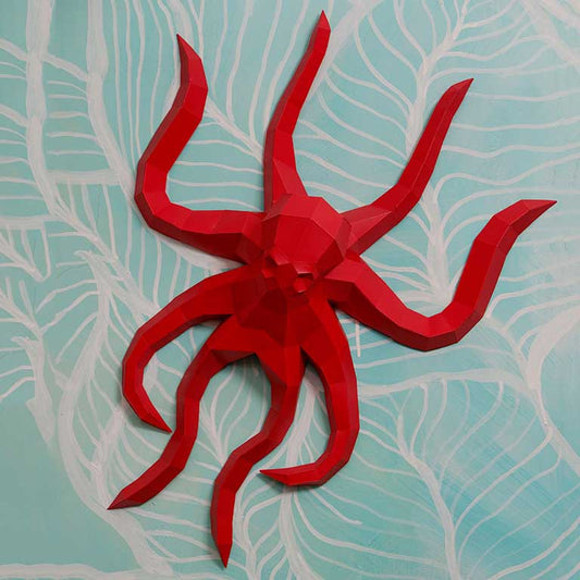 Octopus Origami Wall Art