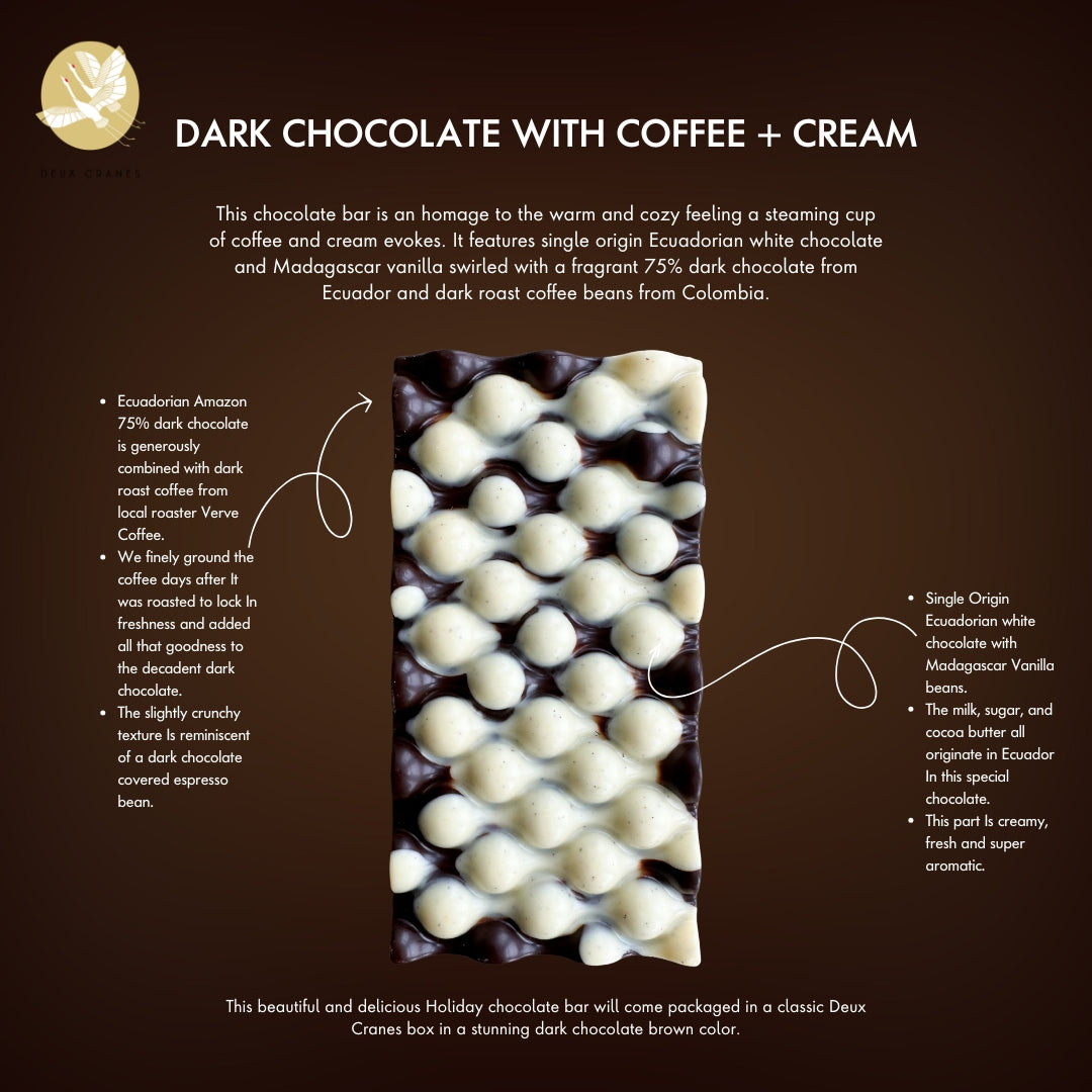 Dark Chocolate with Coffee + Cream