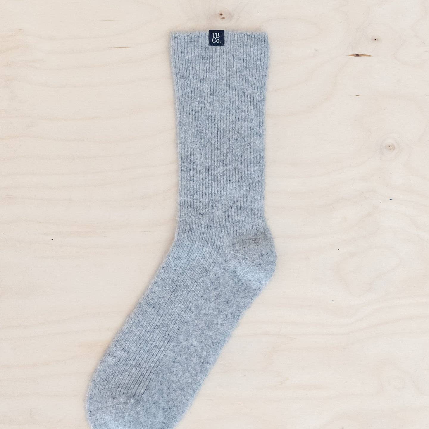 Cashmere + Merino Socks in Grey Melange