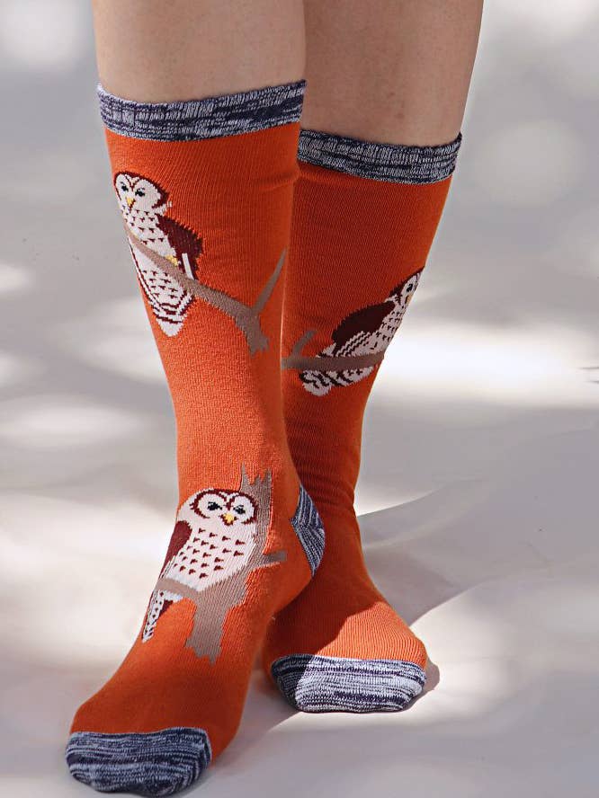 Owl Socks, Uni W 7-13 / M 6-10