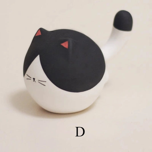Handmade Ceramic Cat, D