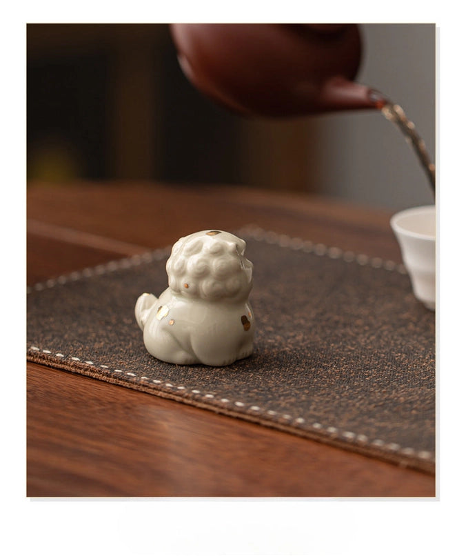 Ceramic Lion Tea Pet