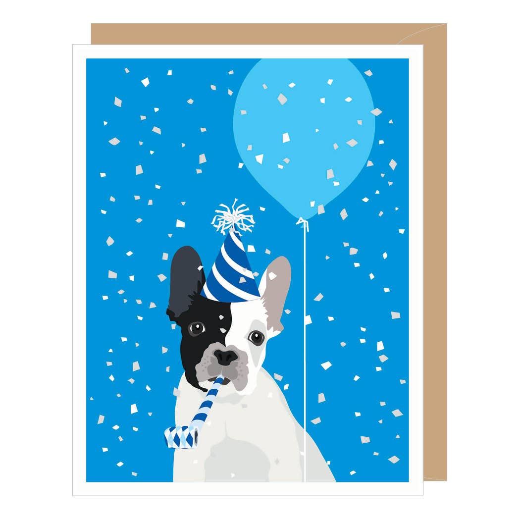 Frenchie Party Card