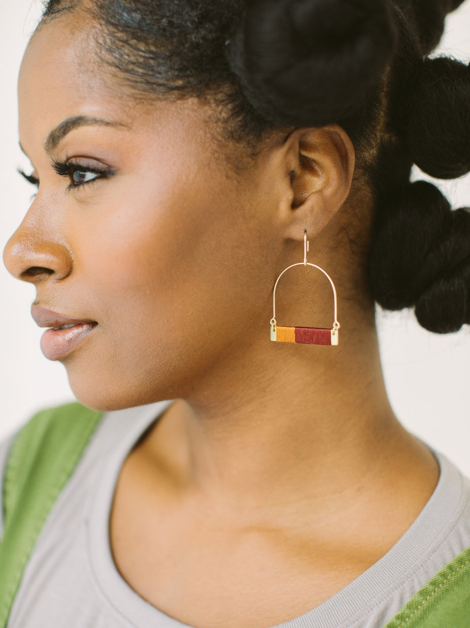 Colorblock Earrings