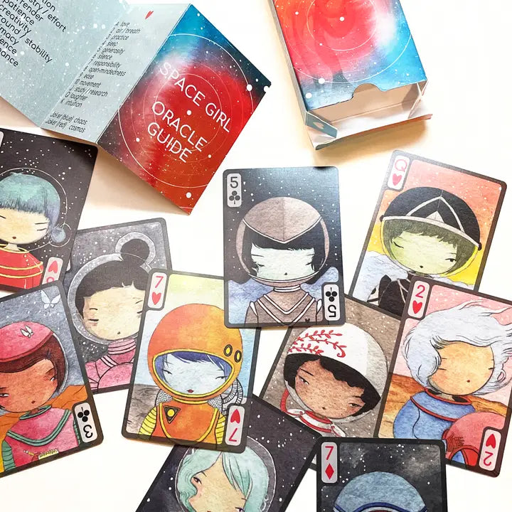 Space Girl Cards and Oracle Deck