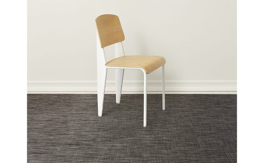 Basketweave Cool Grey Woven Floormat 35x48