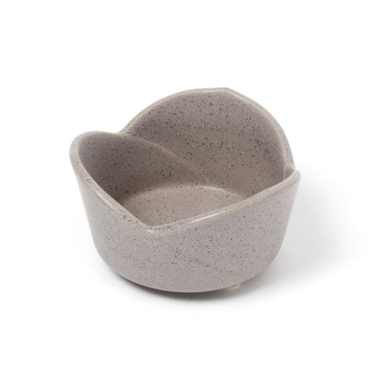 Flower Mini Serving Bowl, Grey