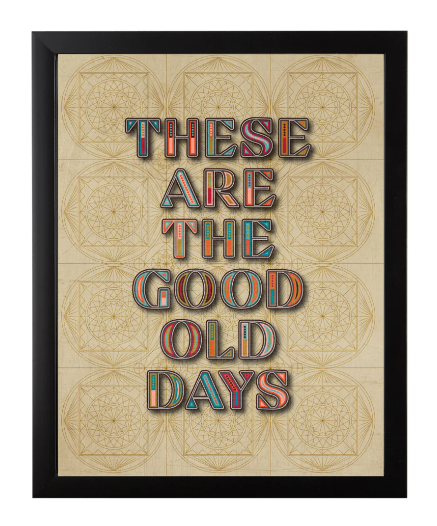 Good Days, Framed 11 x 14 Inch Print