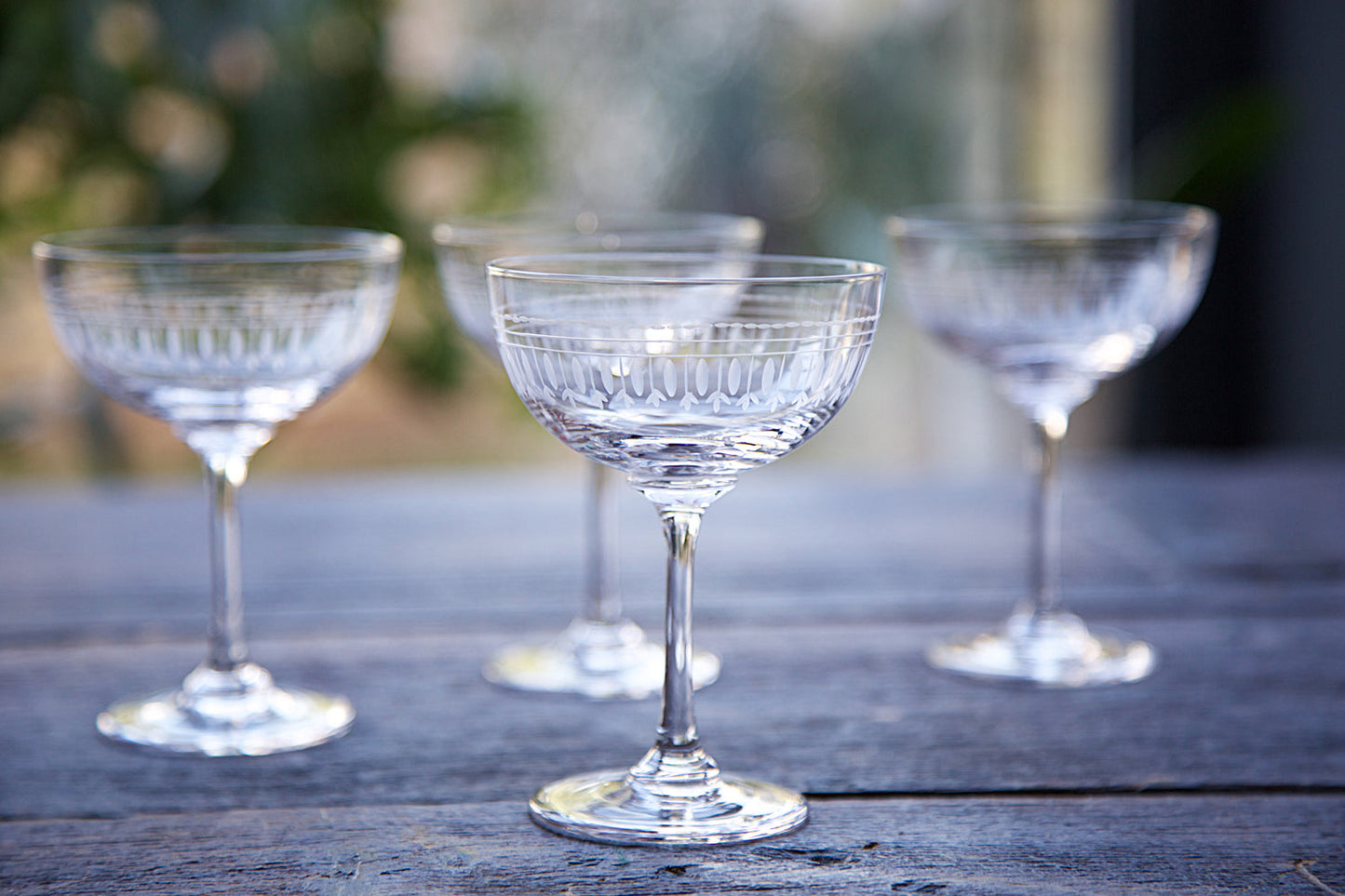 Ovals Champagne Glass