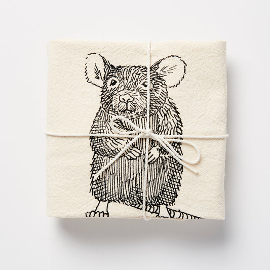 Flour Sack Towel Mouse