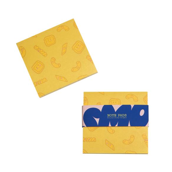 Pasta themed sticky notes