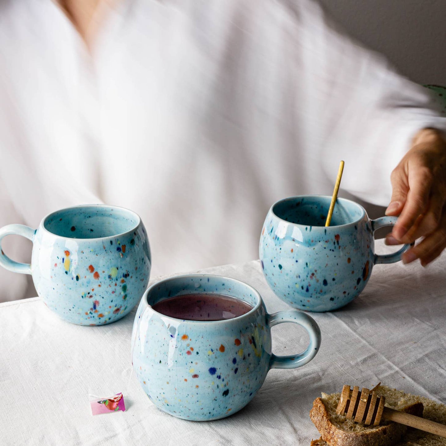 Party Ball Mug, Blue